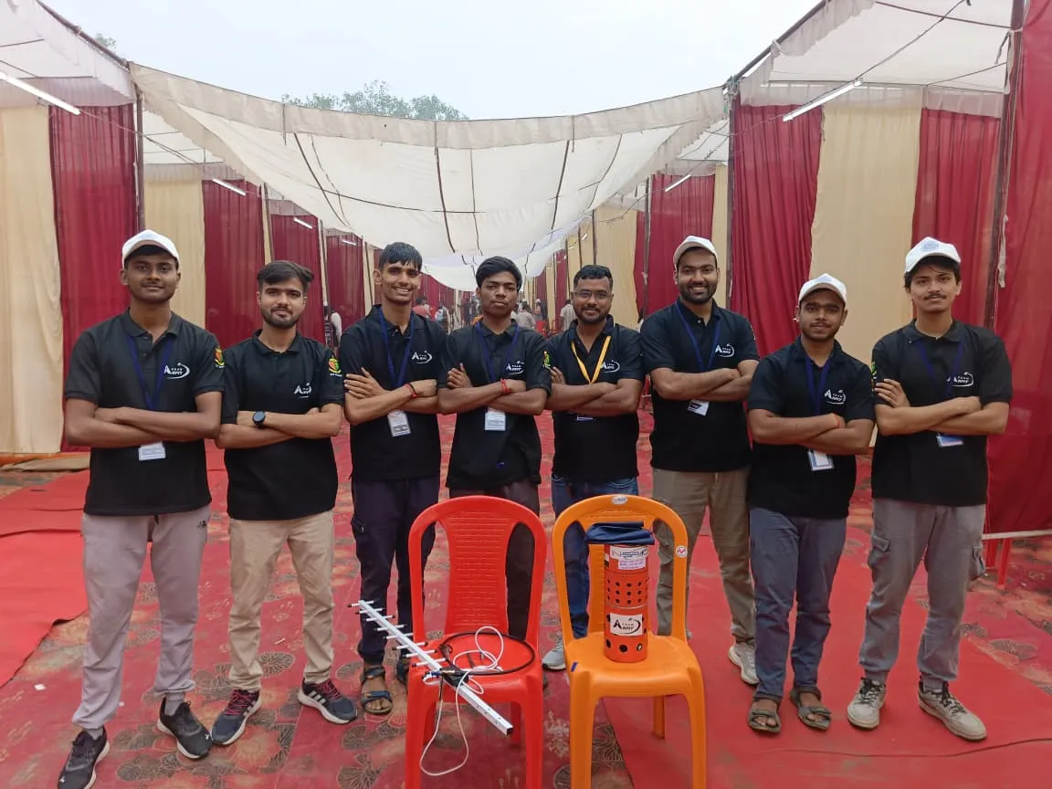 TEAM ARPIT from BIT Sindri at CANSAT Student India Competition.